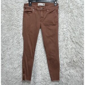 Abercrombie & Fitch Jeans Women's Size 2 Rustic Low Rise Skinny Ankle Denim